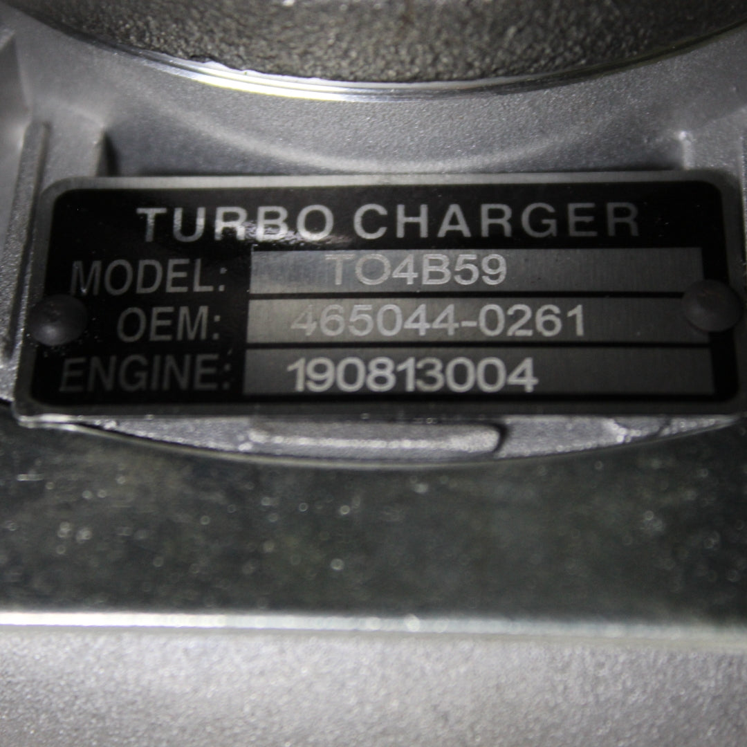 Turbo T04B59 Global Turbos para Maquinaria Pesada Komatsu