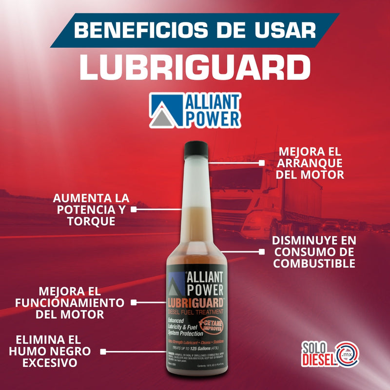 Lubriguard de Alliant Power El Aditivo para Diésel que Tu Motor Necesita