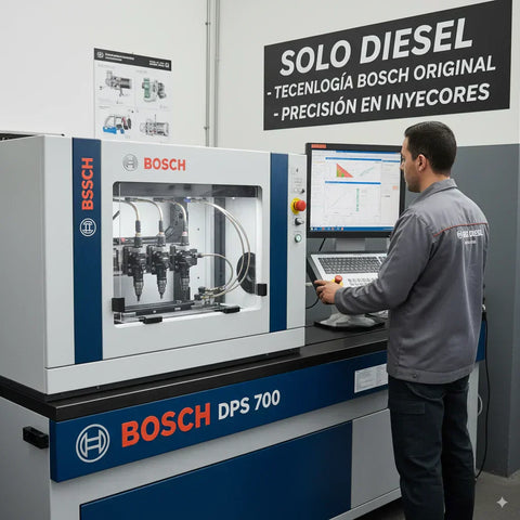 ¿Qué es un banco de pruebas Bosch DCI700 y cómo lo usamos?