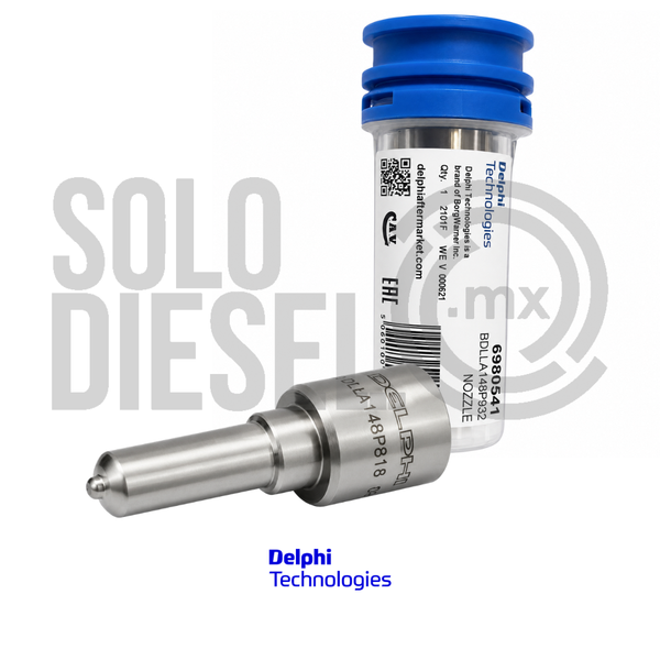 Tobera 6980541 Delphi para Inyector Common Rail Denso — Nissan Frontier / Navara D22-D40 / NP300 YD25DDTi