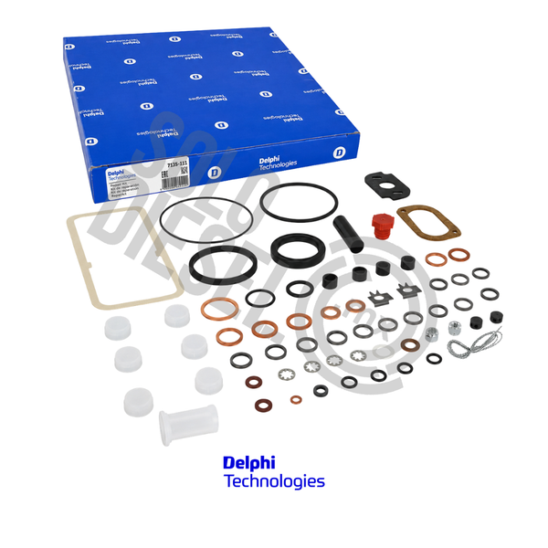 Kit de Juntas 7135-111 Delphi para Bomba Diésel DPA CAV — Perkins, IHC, Leyland, Volvo (Con ligas)