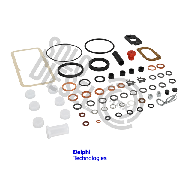 Kit de Juntas 7135-111 Delphi para Bomba Diésel DPA CAV — Perkins, IHC, Leyland, Volvo (Con ligas)