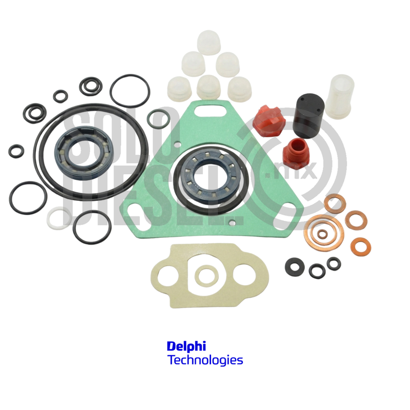 Kit de Juntas y Empaques 7135-124 Delphi para Bomba Diésel DPS CAV — Perkins 1004.4 / Bombas 8520A