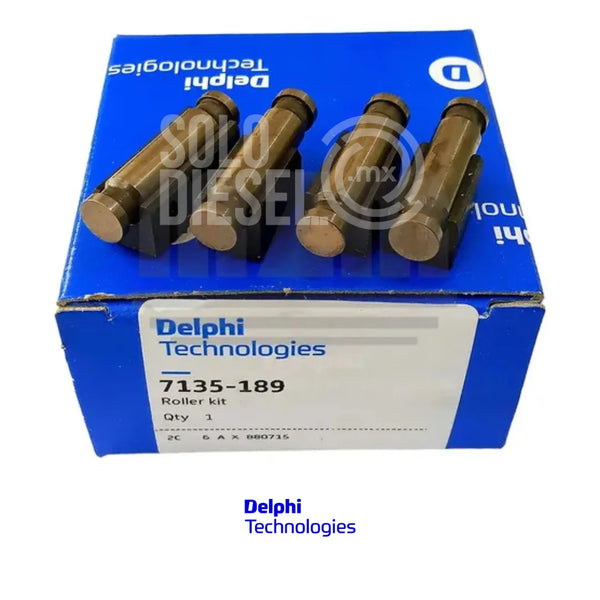 Kit Rodillos y Zapatas 7135-189 Delphi para Bomba Diésel DPC CAV — Peugeot, Citroën, Renault, Ford, Fiat