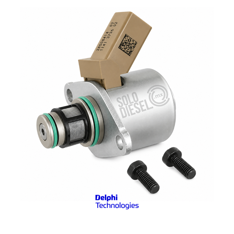 Válvula IMV 7135-818 Delphi para Bomba CR — Mercedes OM646/OM651 Sprinter/Vito/Viano · VW 2.0 TDI Amarok/Transporter/Crafter · Hyundai/Kia