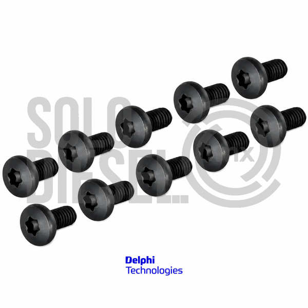 Tornillo 7174-350A Delphi para Bomba Diésel DPS / DP200 / DP210 / DP310 CAV — M4x0.7 x 11mm (Paquete 10 pzs)