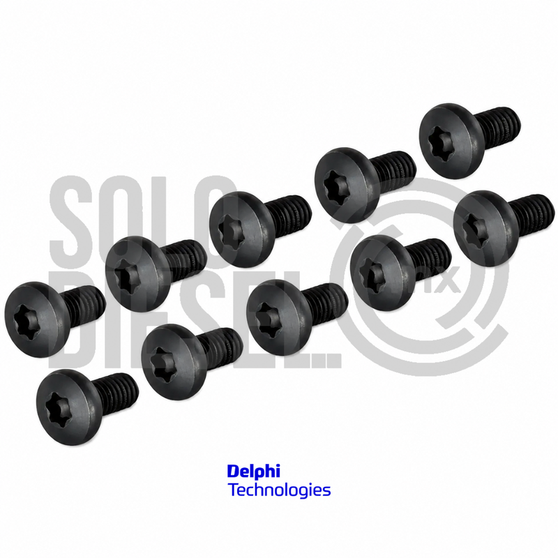 Tornillo 7174-350A Delphi para Bomba Diésel DPS / DP200 / DP210 / DP310 CAV — M4x0.7 x 11mm (Paquete 10 pzs)