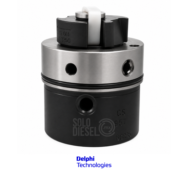 Cabezal Hidráulico 7180-964U Delphi para Bomba Diésel DPA CAV 4 Cilindros 9mm — Perkins / Massey Ferguson