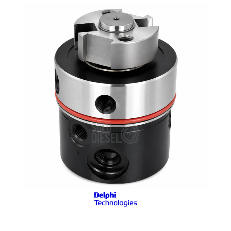 Cabezal Hidráulico 7180-977S Delphi para Bomba Diésel DPA CAV 3 Cilindros 8.5mm — Perkins 1103A-33G / Massey Ferguson