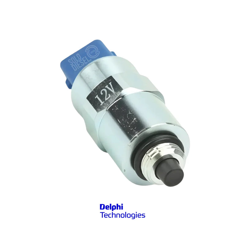 Bobina Solenoide 12V 7185-900G Delphi para Bomba Diésel DPA / DPS / DP200 CAV — Perkins, Massey Ferguson, JCB
