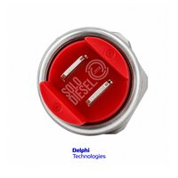 Bobina Solenoide 24V 7185-900P Delphi para Bomba Diésel DPA / DPS / DP200 CAV — Terminal Doble / Tapa Roja