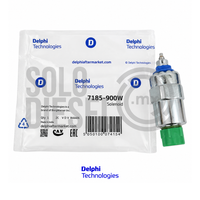 Bobina Solenoide 12V 7185-900W Delphi para Bomba Diésel DPA / DPS / DP200 / DP210 / DP310 CAV — John Deere / Perkins / Ford / Fiat