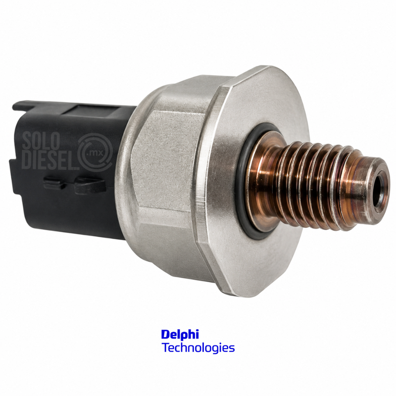 Sensor de Presión de Riel Common Rail 9307-511A Delphi — Ford Focus/Mondeo/Transit TDCi / Renault 1.5 dCi / PSA HDi / SsangYong
