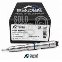 Inyector Common Rail Reman AP50902 Alliant Power para John Deere 8.1L PowerTech — Serie 8 / 9650 STS / 9750 STS / 9760 STS / 9780 CTS