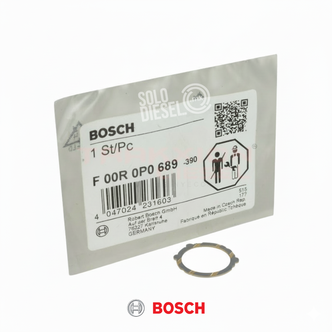 Anillo de Tope 1.95mm F00R0P0689 Bosch para Bomba Diésel CP3