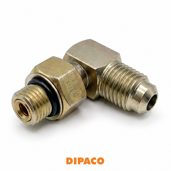 Válvula Check Codo 90° D3033740 DIPACO para Cummins PT / CELECT / ISX / ISM / N14 / M11 — Retención de Combustible