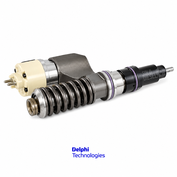 Inyector EUI Reman EX631007 Delphi para Volvo D12 12.1L — FH / FM / VN / VHD / VNL / VNM 1999–2005