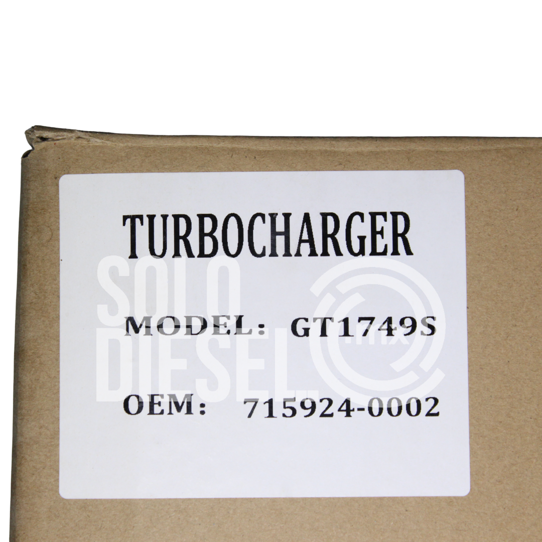 Turbo GT1749S Global Turbos para H100 Hyundai Porter H100