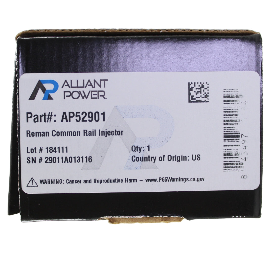 Inyector AP52901 Alliant Power - John Deere 4,5L 6,8L [Reman]