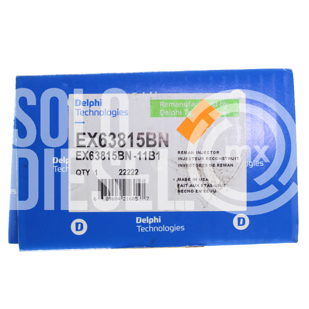 Inyector HEUI EX63815BN-11B1 Delphi Navistar Remanufacturado