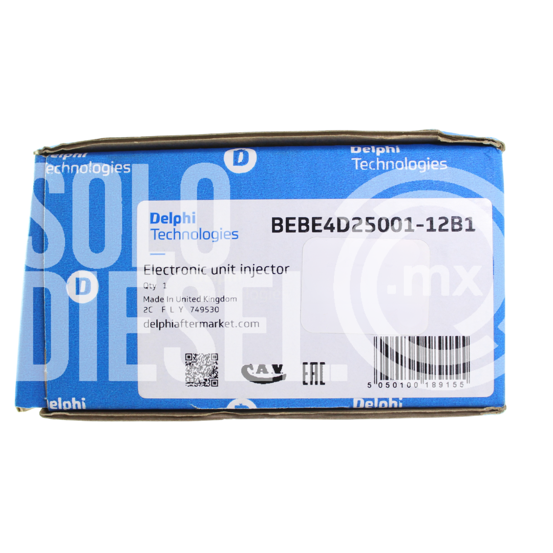Inyector BEBE4D25001-12B1 Delphi Remanufacturado