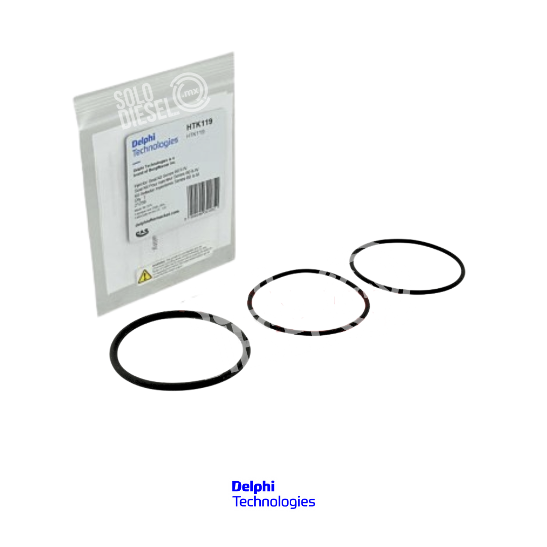 Kit de Ligas Externas de Inyector HTK119 Delphi para DDEC III IV S60 Detroit Diésel RTF26210 MCB26210
