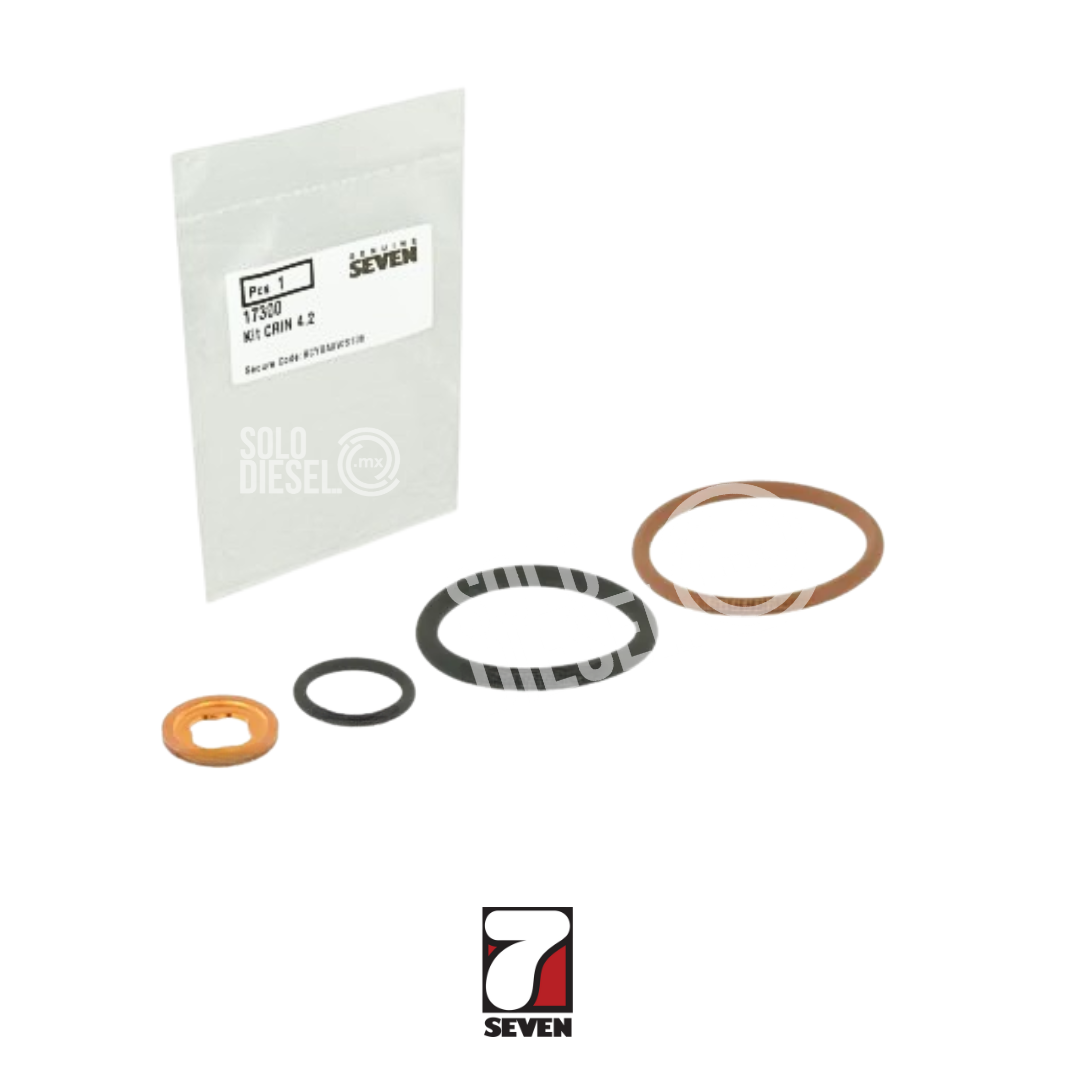 Kit de Ligas de Instalación de Inyector Diésel 17300 Seven para DD13 DD15 DD16 Detroit, Cascadia Freightliner, Actros Mercedes Benz