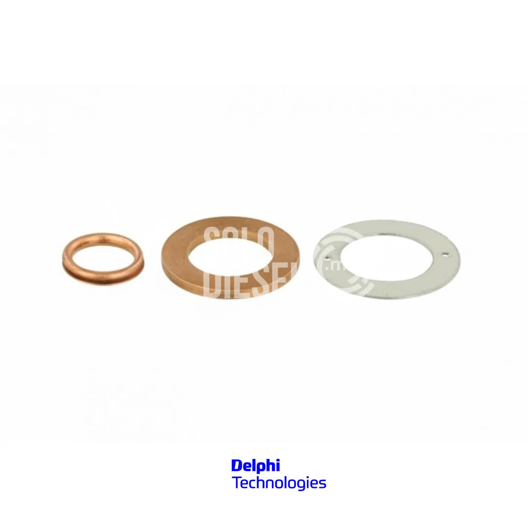 4 kits de Arandelas (gaskets) Delphi de Inyector Diesel para 2.5 H100 Hyundai