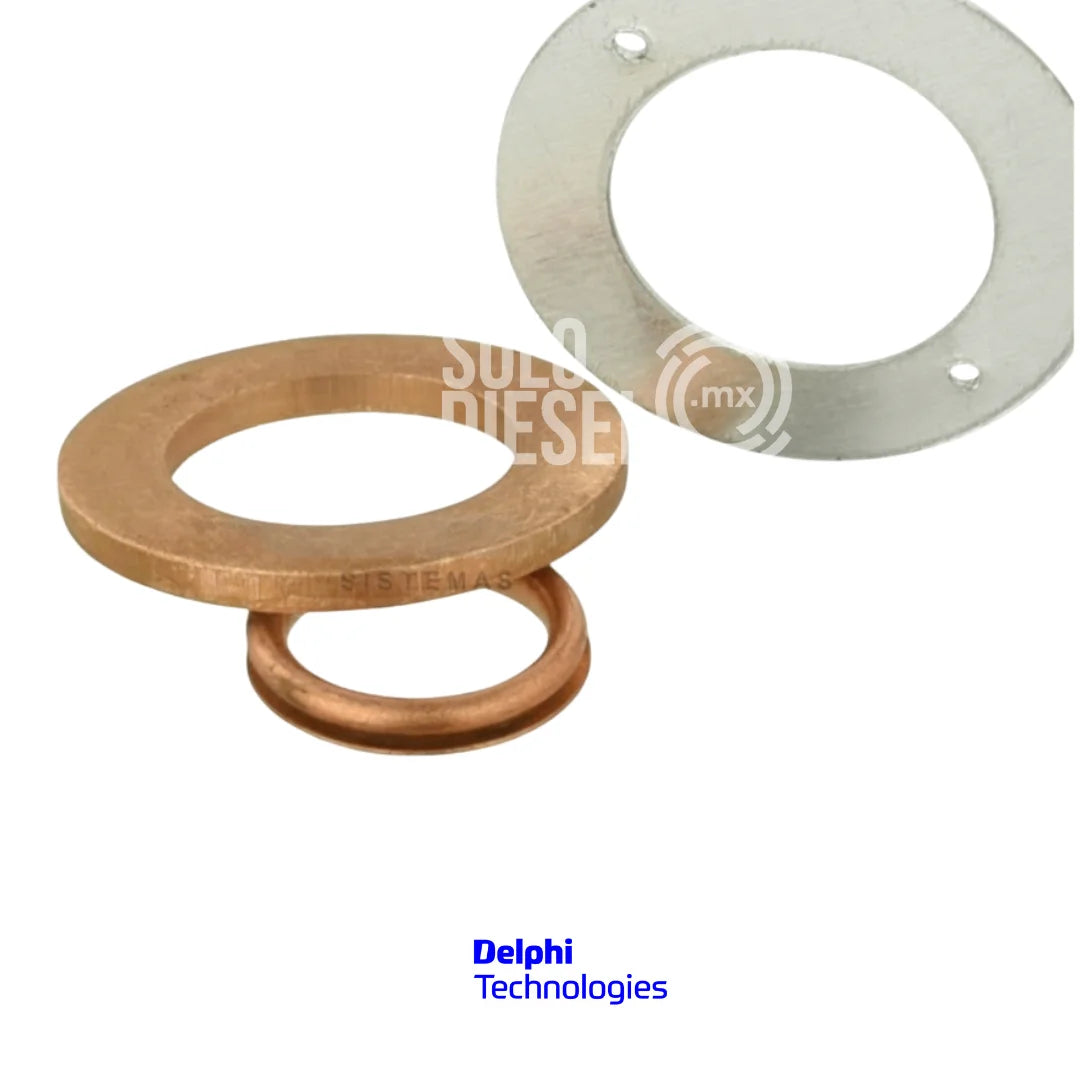 4 kits de Arandelas (gaskets) Delphi de Inyector Diesel para 2.5 H100 Hyundai