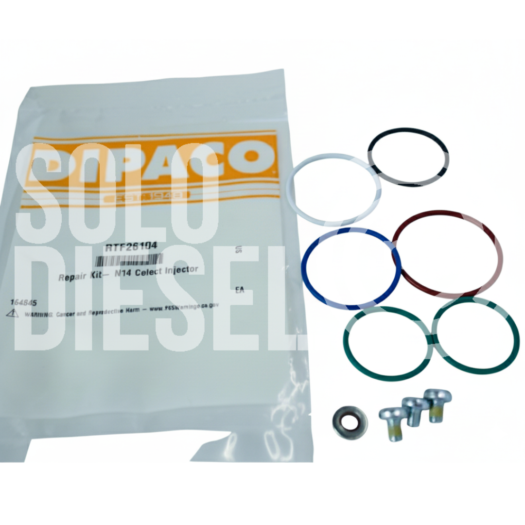 Kit de Ligas Externas RTF26104 Dipaco Para Inyector Cummins Celect/Plus N14