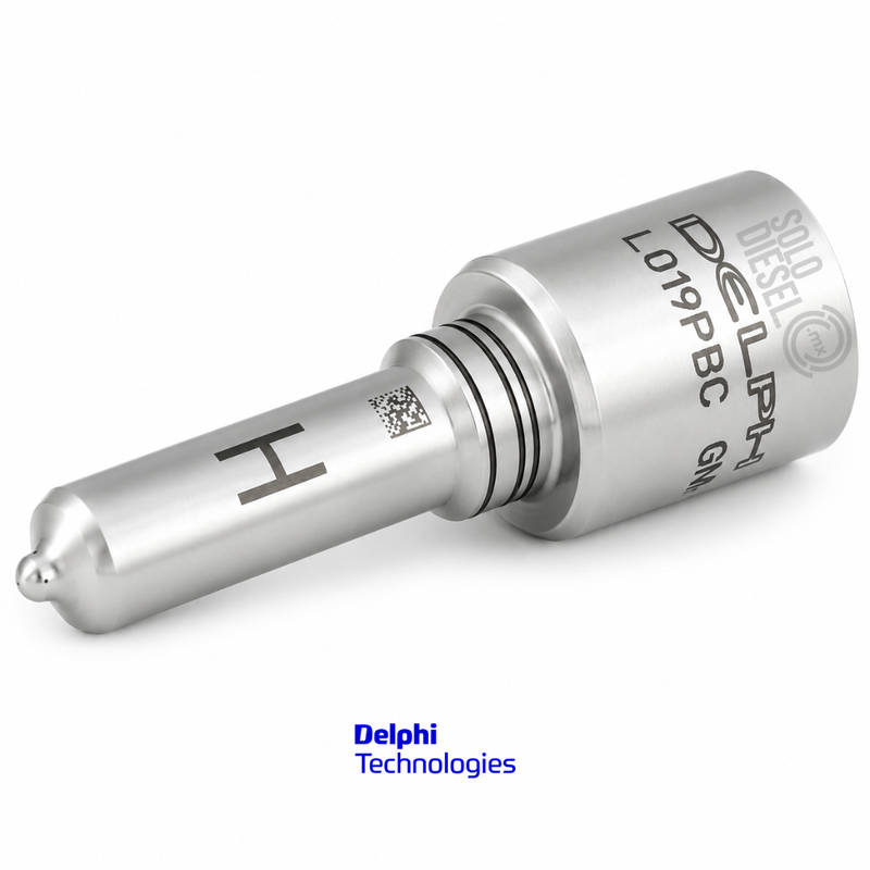 Tobera L019PBB Delphi para Inyector EUI A3 — Volvo D12 / Bus 7550 / FH12 / FM12