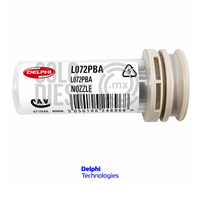 Tobera L072PBA Delphi para Inyector Diésel — Caterpillar 416D / Perkins 1004 / JCB / Case IH / Landini / Ford