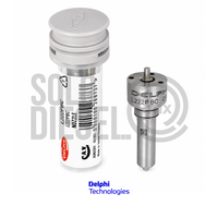 Tobera L222PBC Delphi para Inyector EUI E1 2 Pines — Volvo D12D / Autobús 9700 / FH12 / FM12 / NH12 Euro 3