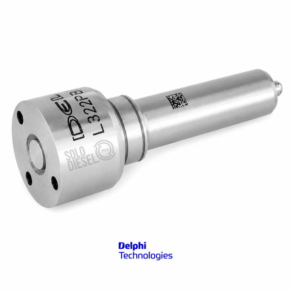 Tobera L322PBC Delphi para Inyector EUI E3 4 Pines — Volvo D13/MD13 Euro 4-5 / FH13 / FM13 / Renault Magnum / Premium
