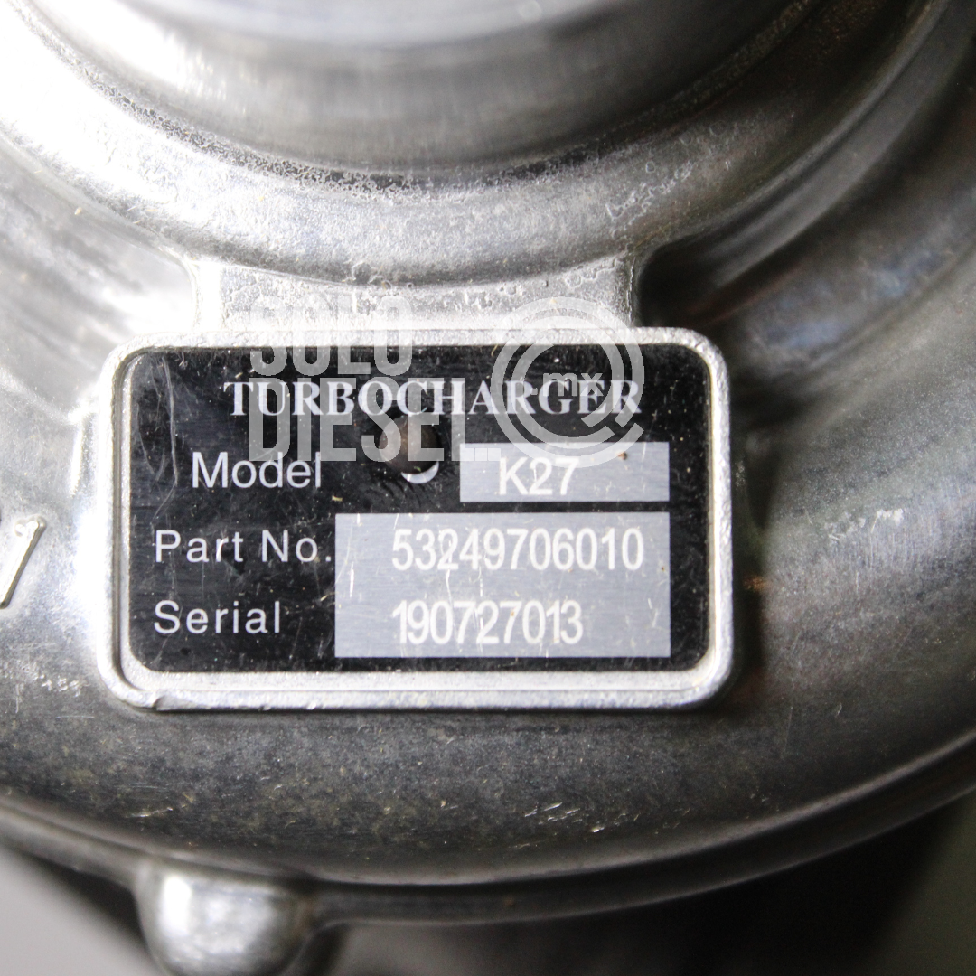 Turbo K27 53249706010 Global Turbos para Mercedes-Benz OM364A / OM364LA