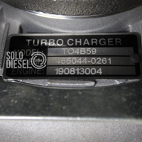 Turbo T04B59 Global Turbos para Maquinaria Pesada Komatsu