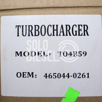 Turbo T04B59 Global Turbos para Maquinaria Pesada Komatsu